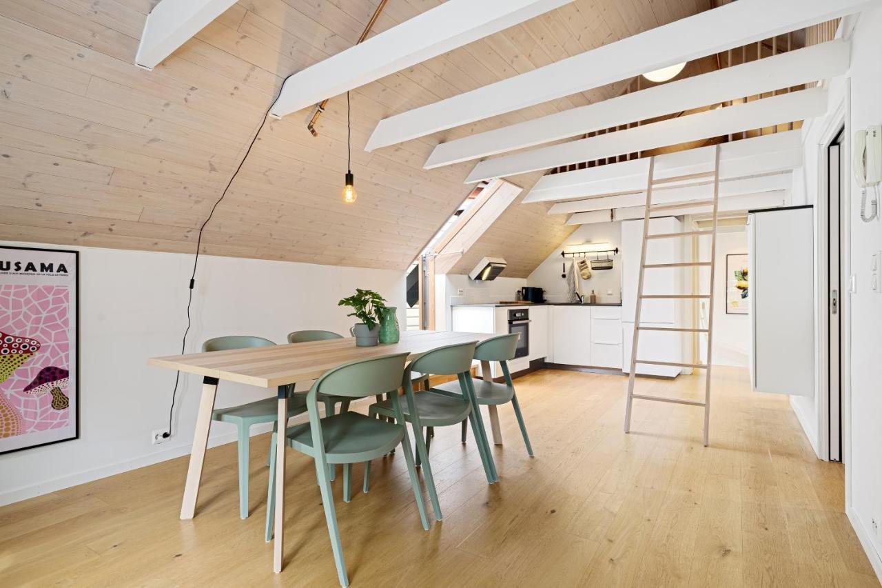 Charming Rooftop Apartment In Heart Of Stavanger Kültér fotó