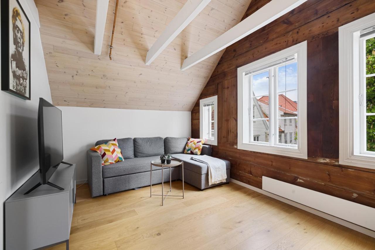 Charming Rooftop Apartment In Heart Of Stavanger Kültér fotó