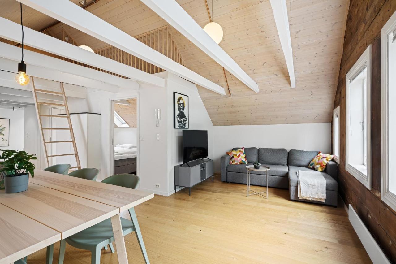 Charming Rooftop Apartment In Heart Of Stavanger Kültér fotó