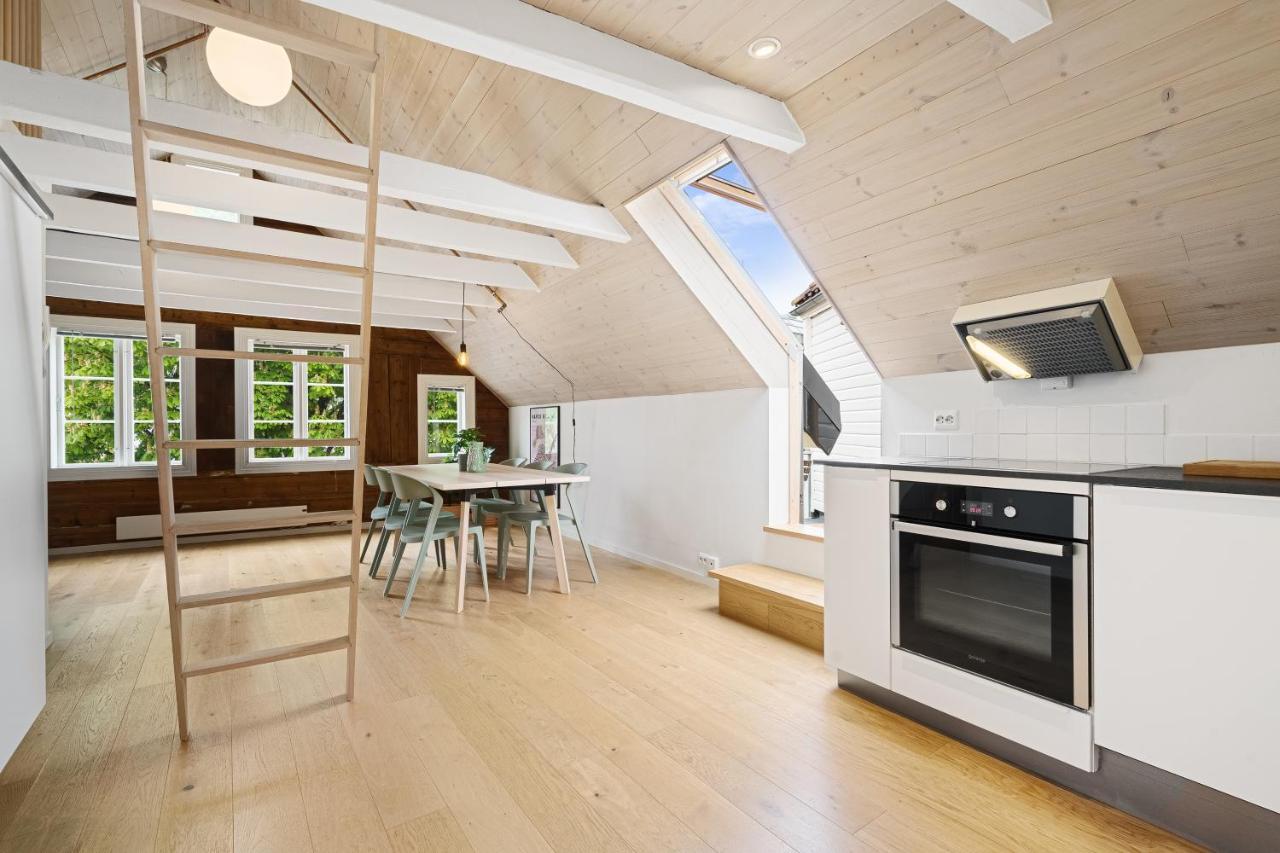 Charming Rooftop Apartment In Heart Of Stavanger Kültér fotó