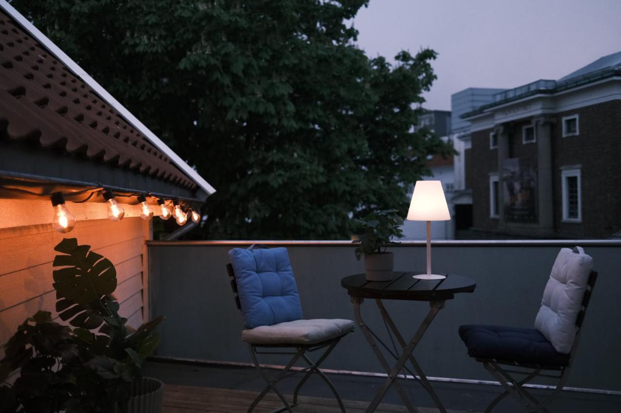 Charming Rooftop Apartment In Heart Of Stavanger Kültér fotó