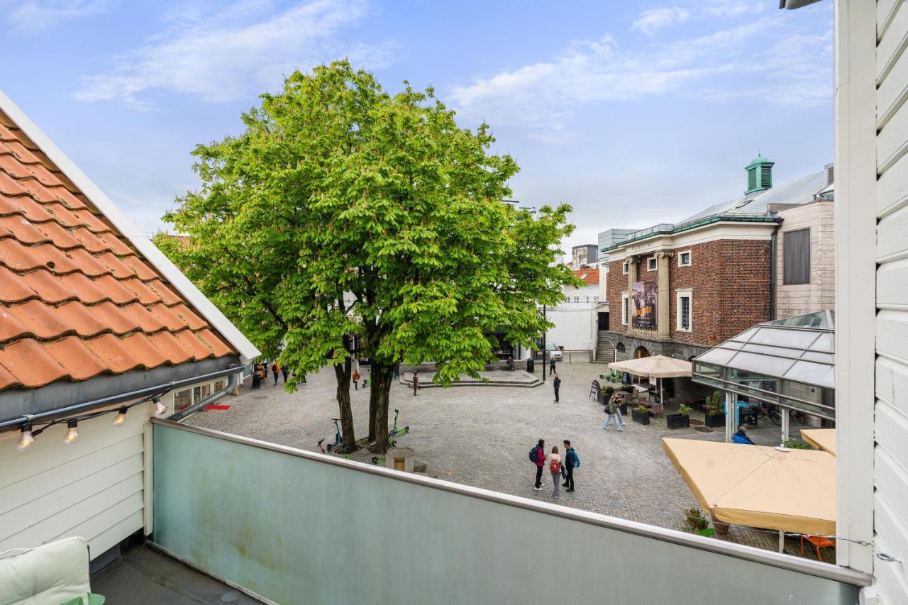 Charming Rooftop Apartment In Heart Of Stavanger Kültér fotó
