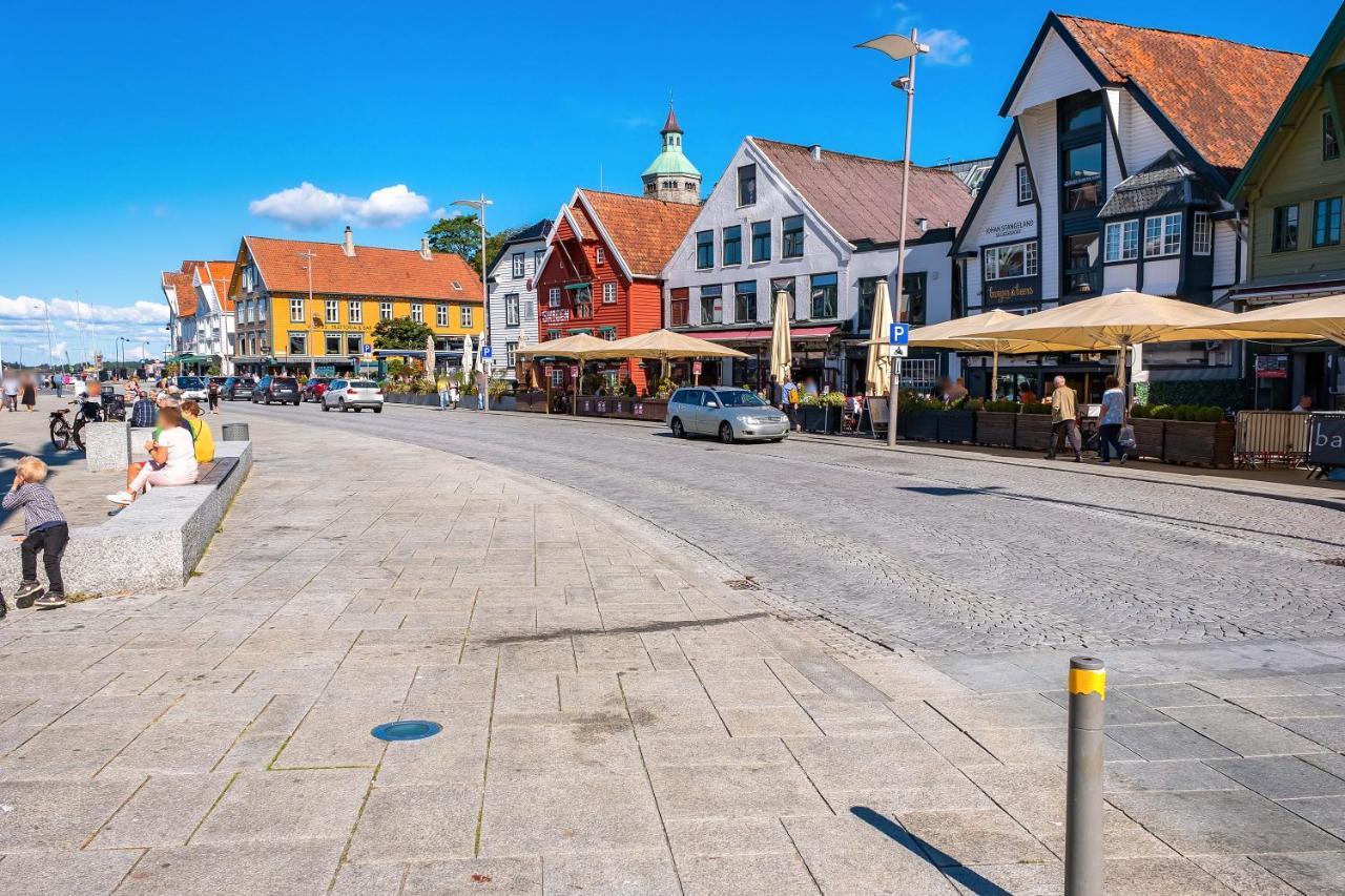 Charming Rooftop Apartment In Heart Of Stavanger Kültér fotó
