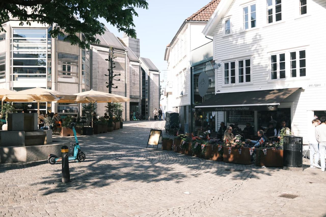 Charming Rooftop Apartment In Heart Of Stavanger Kültér fotó