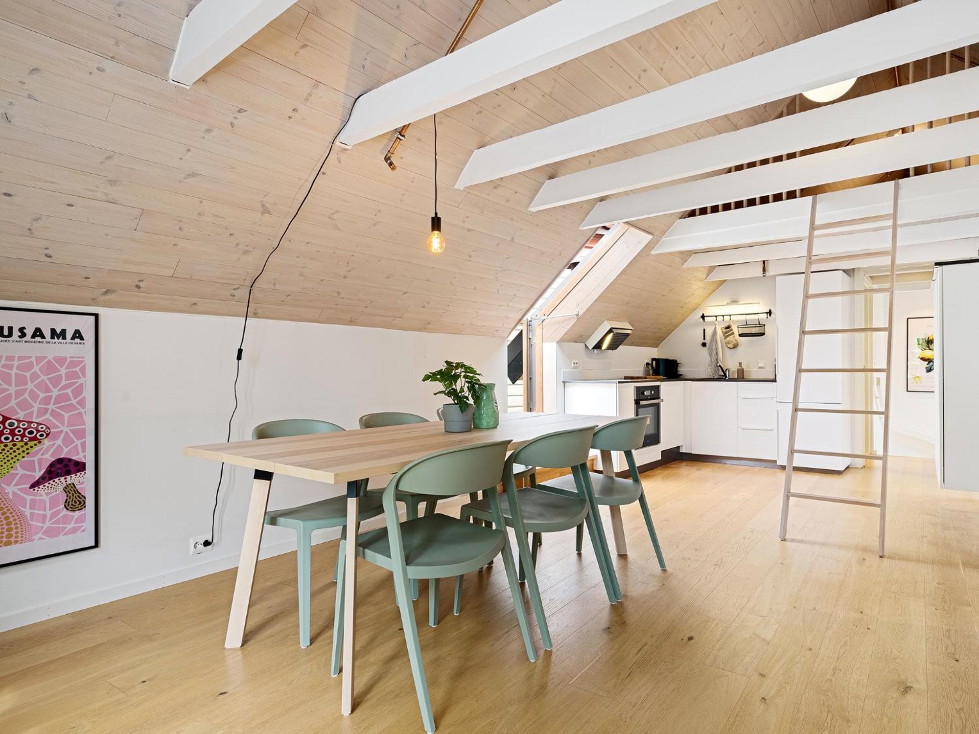Charming Rooftop Apartment In Heart Of Stavanger Kültér fotó