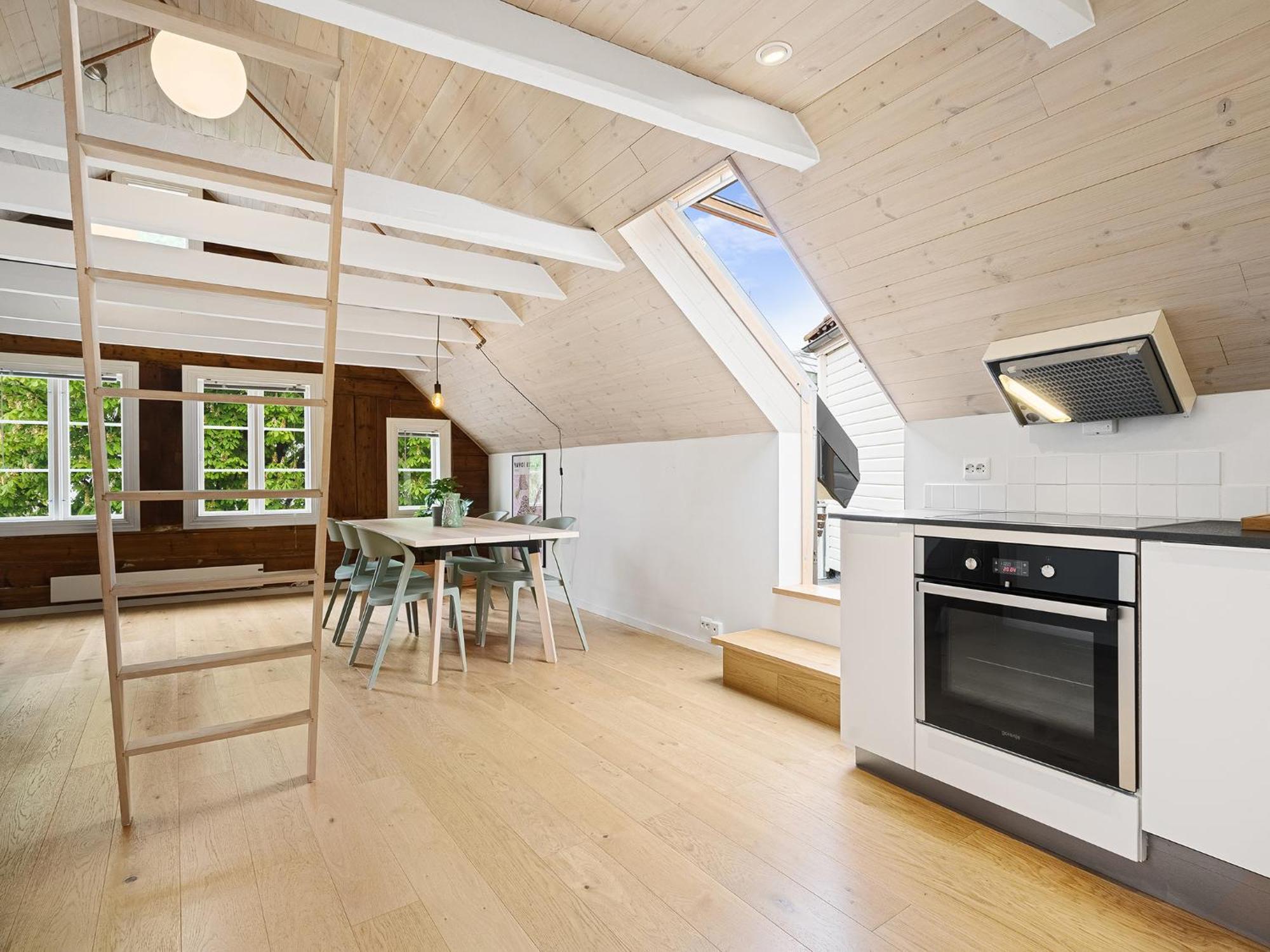 Charming Rooftop Apartment In Heart Of Stavanger Kültér fotó